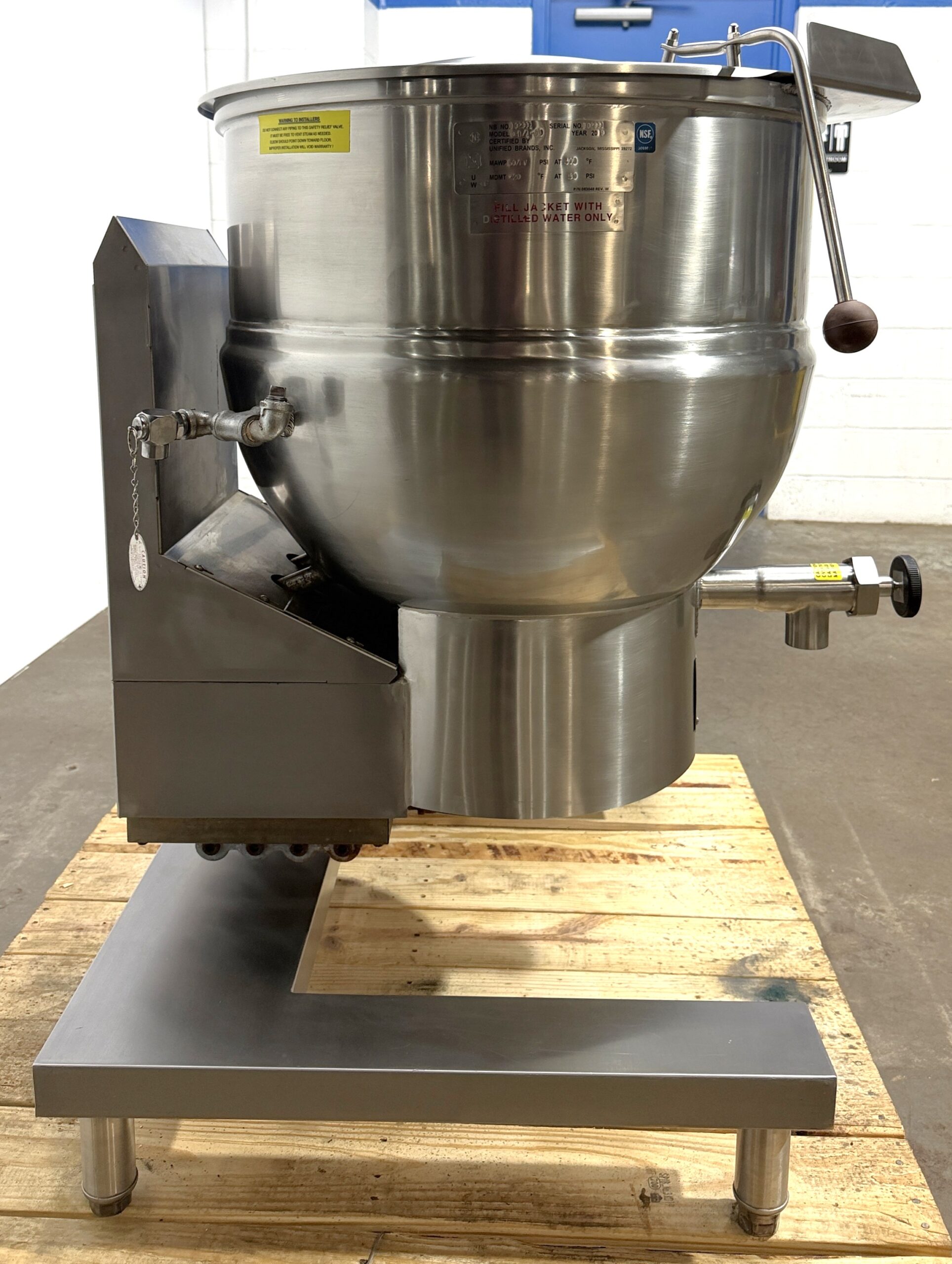 2019 Groen (DHT/1-40C) 40 Gallon, Natural Gas, Tilting Kettle (Refurbished w/WARRANTY) - Image 8