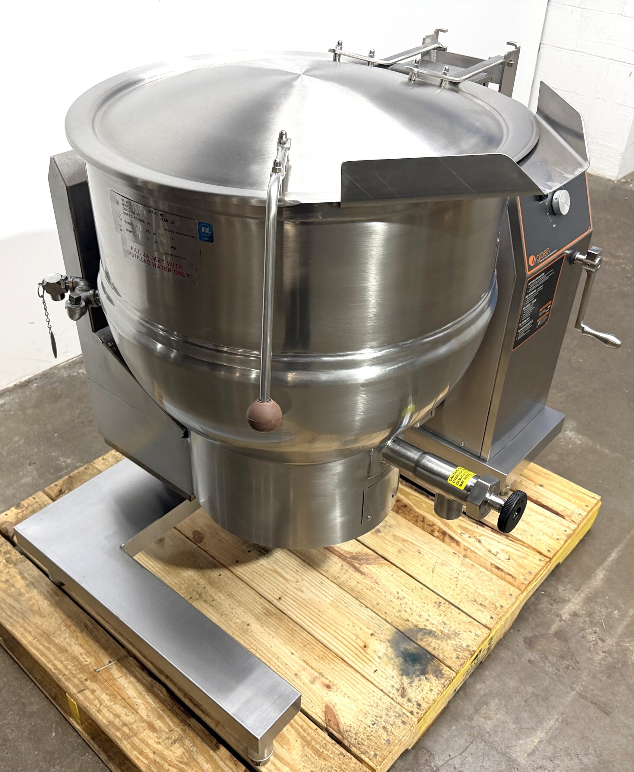 2019 Groen (DHT/1-40C) 40 Gallon, Natural Gas, Tilting Kettle (Refurbished w/WARRANTY) - Image 10