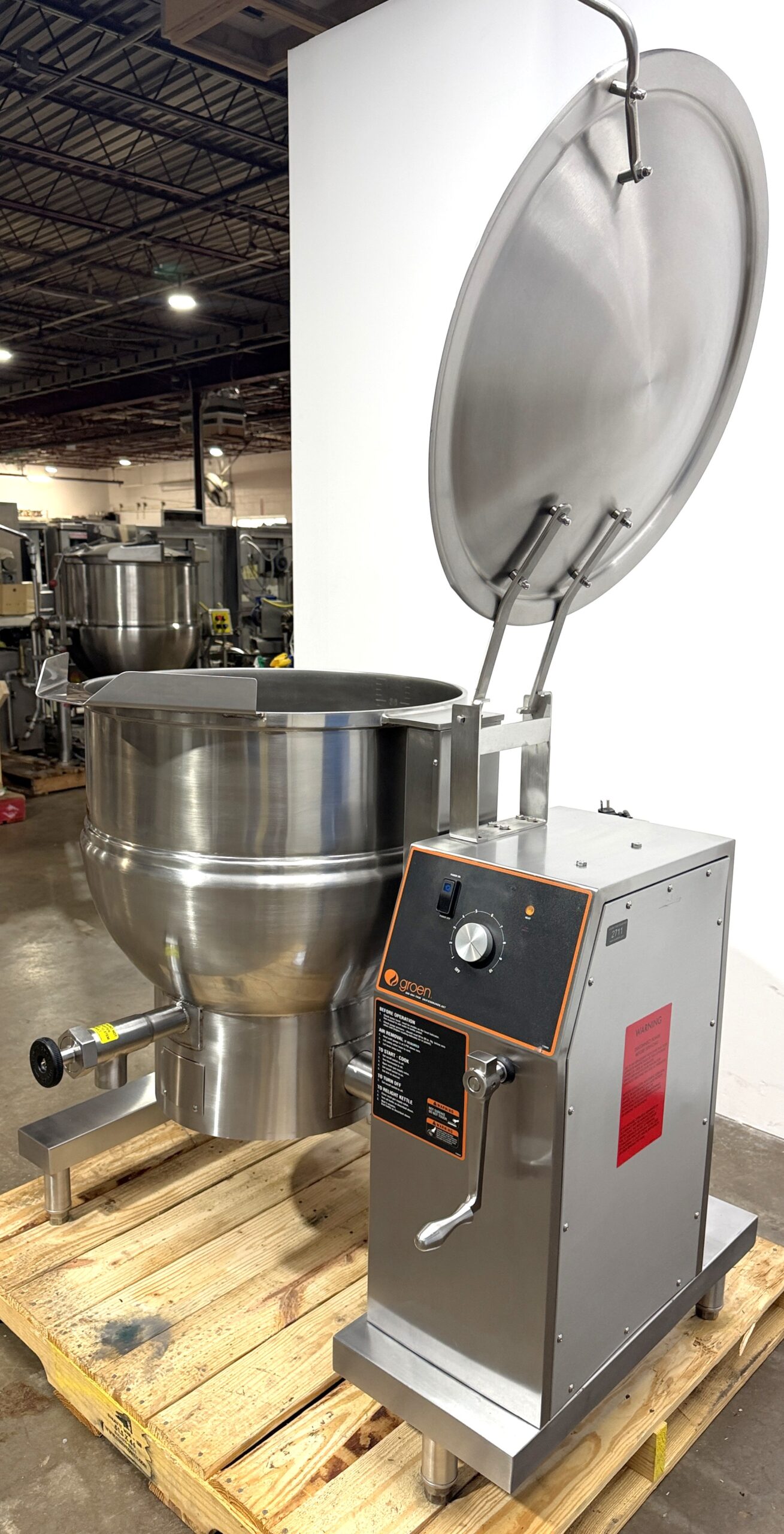 2019 Groen (DHT/1-40C) 40 Gallon, Natural Gas, Tilting Kettle (Refurbished w/WARRANTY) - Image 13
