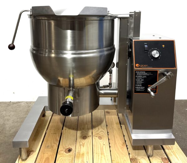 2019 Groen (DHT/1-40C) 40 Gallon, Natural Gas, Tilting Kettle (Refurbished w/WARRANTY) (Copy)