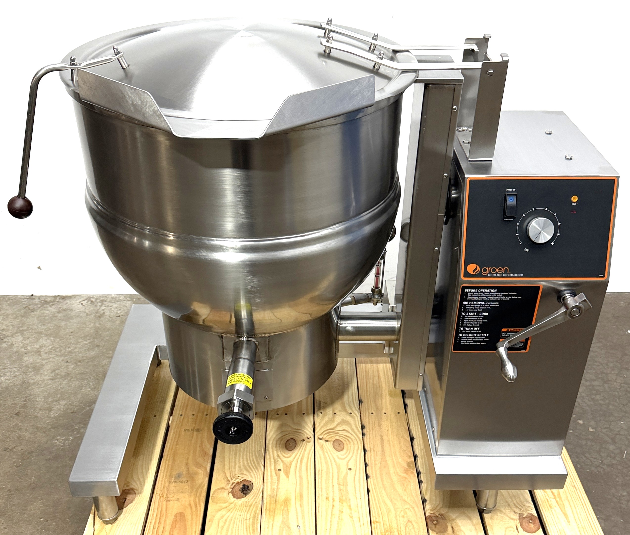 2019 Groen (DHT/1-40C) 40 Gallon, Natural Gas, Tilting Kettle (Refurbished w/WARRANTY) (Copy) - Image 2