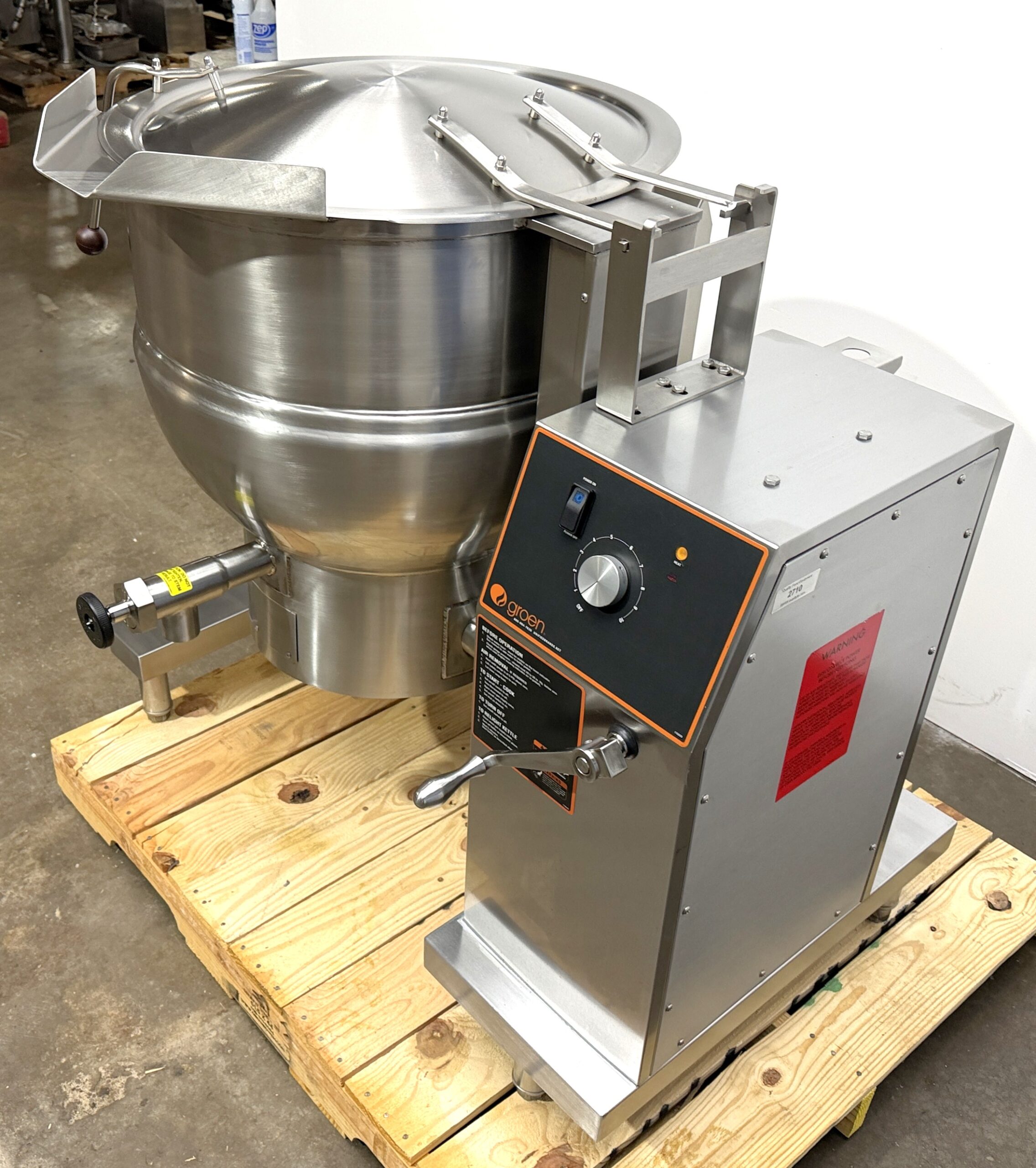 2019 Groen (DHT/1-40C) 40 Gallon, Natural Gas, Tilting Kettle (Refurbished w/WARRANTY) (Copy) - Image 4