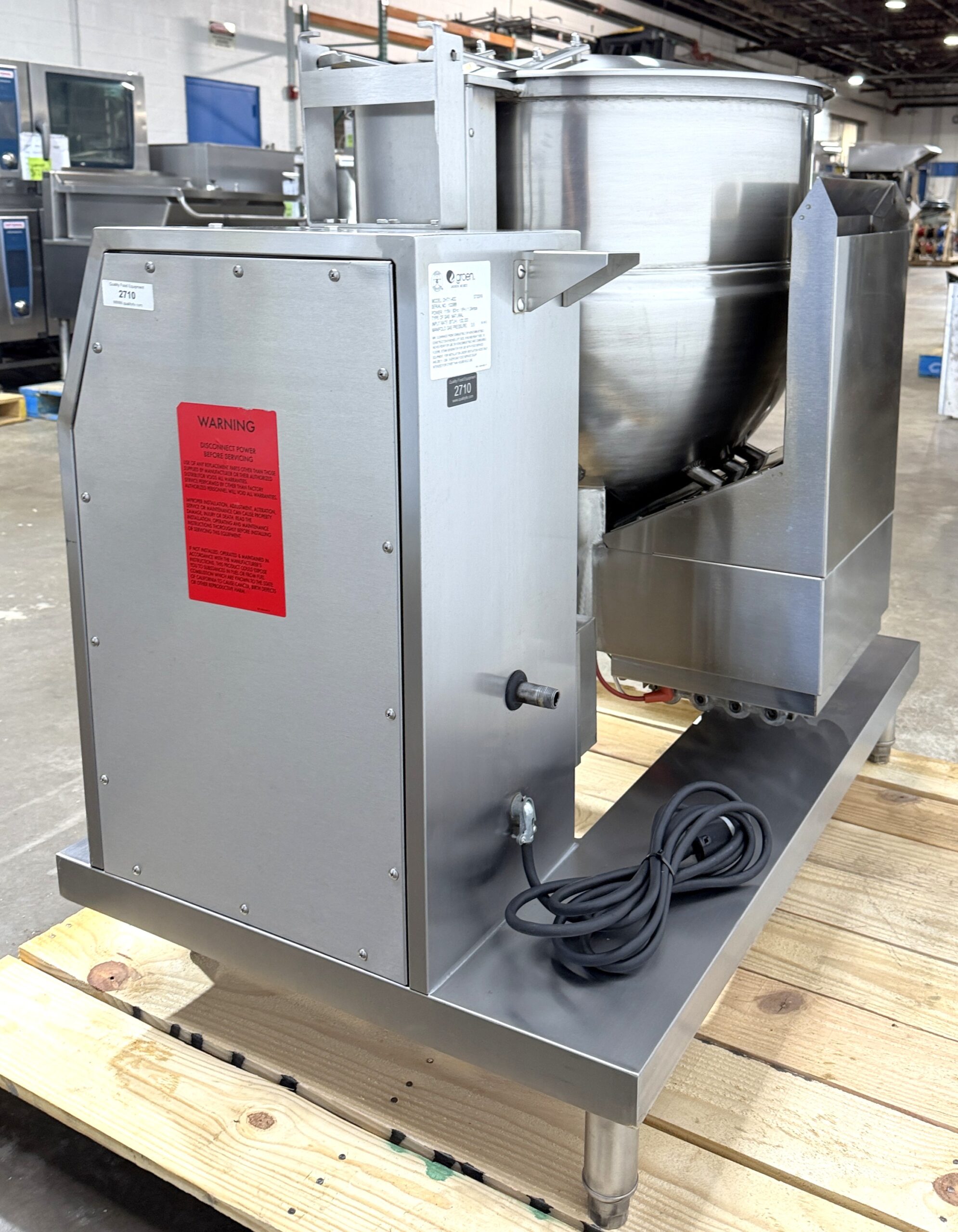 2019 Groen (DHT/1-40C) 40 Gallon, Natural Gas, Tilting Kettle (Refurbished w/WARRANTY) (Copy) - Image 6
