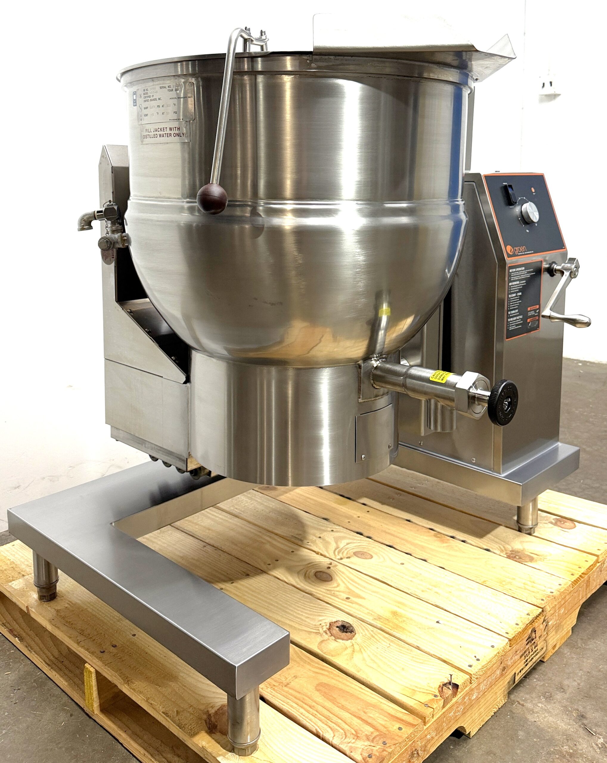 2019 Groen (DHT/1-40C) 40 Gallon, Natural Gas, Tilting Kettle (Refurbished w/WARRANTY) (Copy) - Image 10