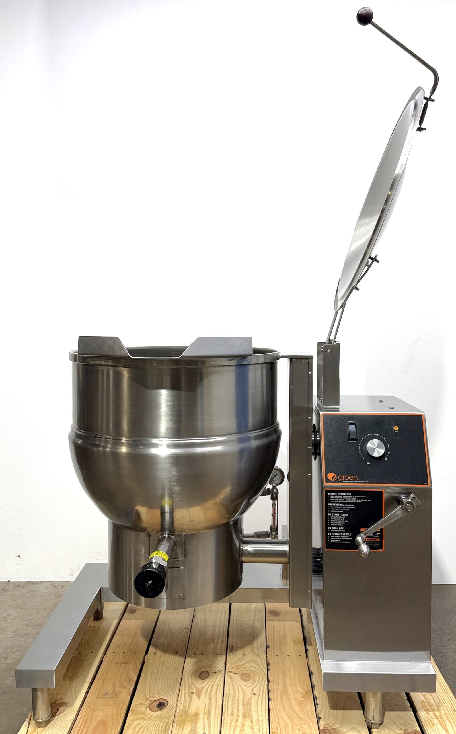 2019 Groen (DHT/1-40C) 40 Gallon, Natural Gas, Tilting Kettle (Refurbished w/WARRANTY) (Copy) - Image 11