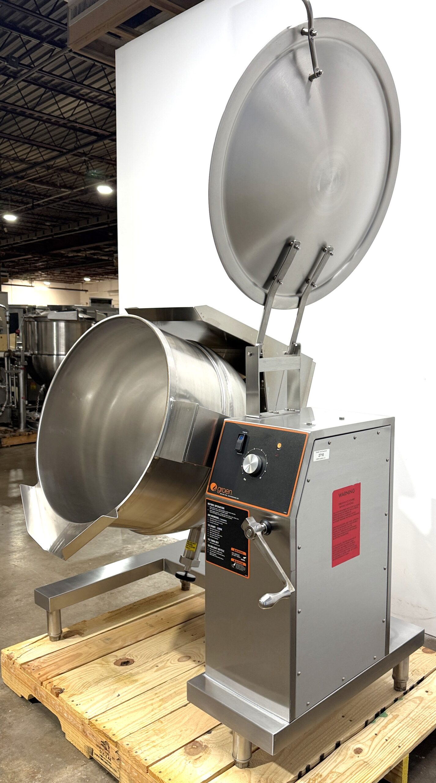 2019 Groen (DHT/1-40C) 40 Gallon, Natural Gas, Tilting Kettle (Refurbished w/WARRANTY) (Copy) - Image 14