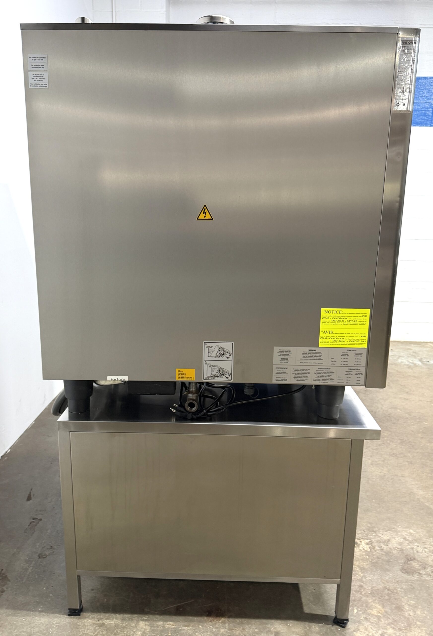 Rational (SCCWE102G) 10 pan/FULL size Natural Gas Combi Oven w/ STAND (Refurbished w/Warranty) - Image 7