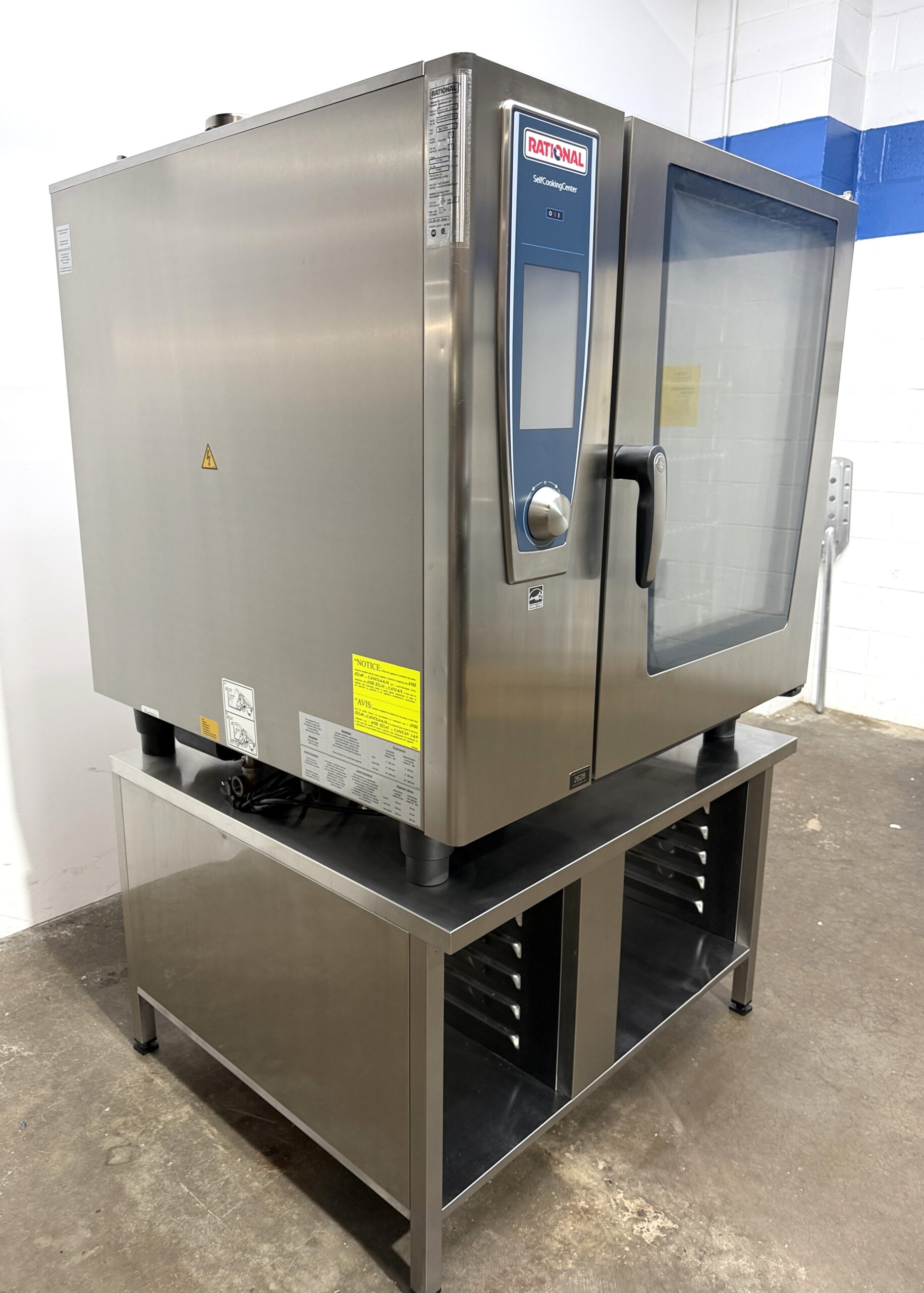 Rational (SCCWE102G) 10 pan/FULL size Natural Gas Combi Oven w/ STAND (Refurbished w/Warranty) - Image 8