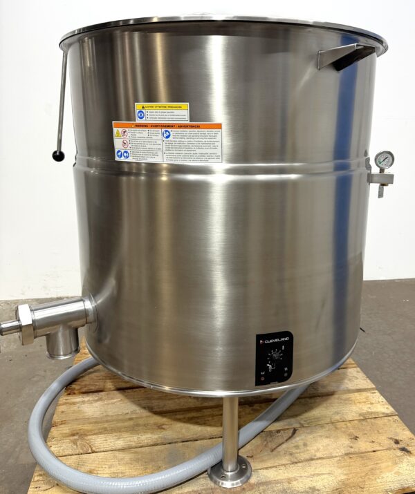 2022 Model, Cleveland KEL-100 (100) Gallon Electric, Kettle (6 Month Warranty)