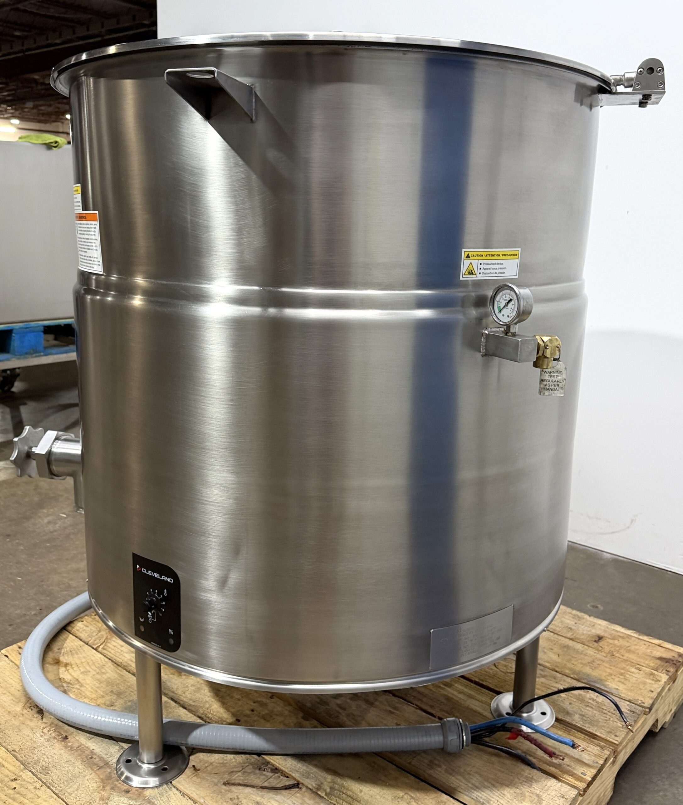 2022 Model, Cleveland KEL-100 (100) Gallon Electric, Kettle (6 Month Warranty) - Image 15