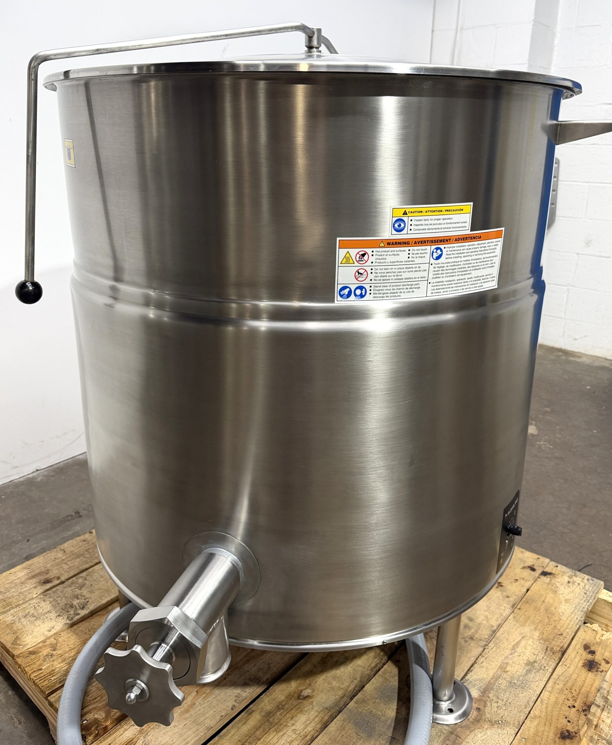 2022 Model, Cleveland KEL-100 (100) Gallon Electric, Kettle (6 Month Warranty) - Image 8