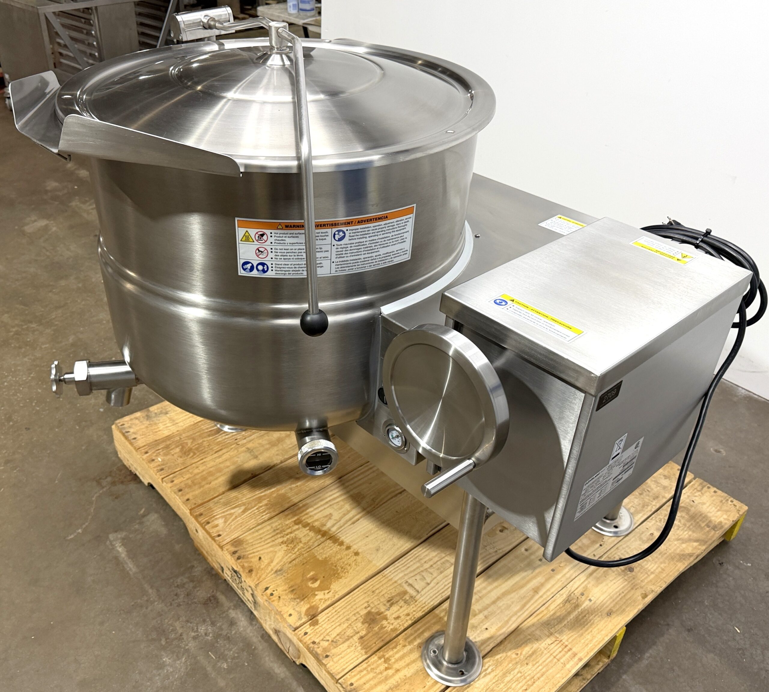 Cleveland KGL-40T (40 GAL ) Nat. Gas, Tilt Kettle (Refurbished w/WARRANTY) - Image 14