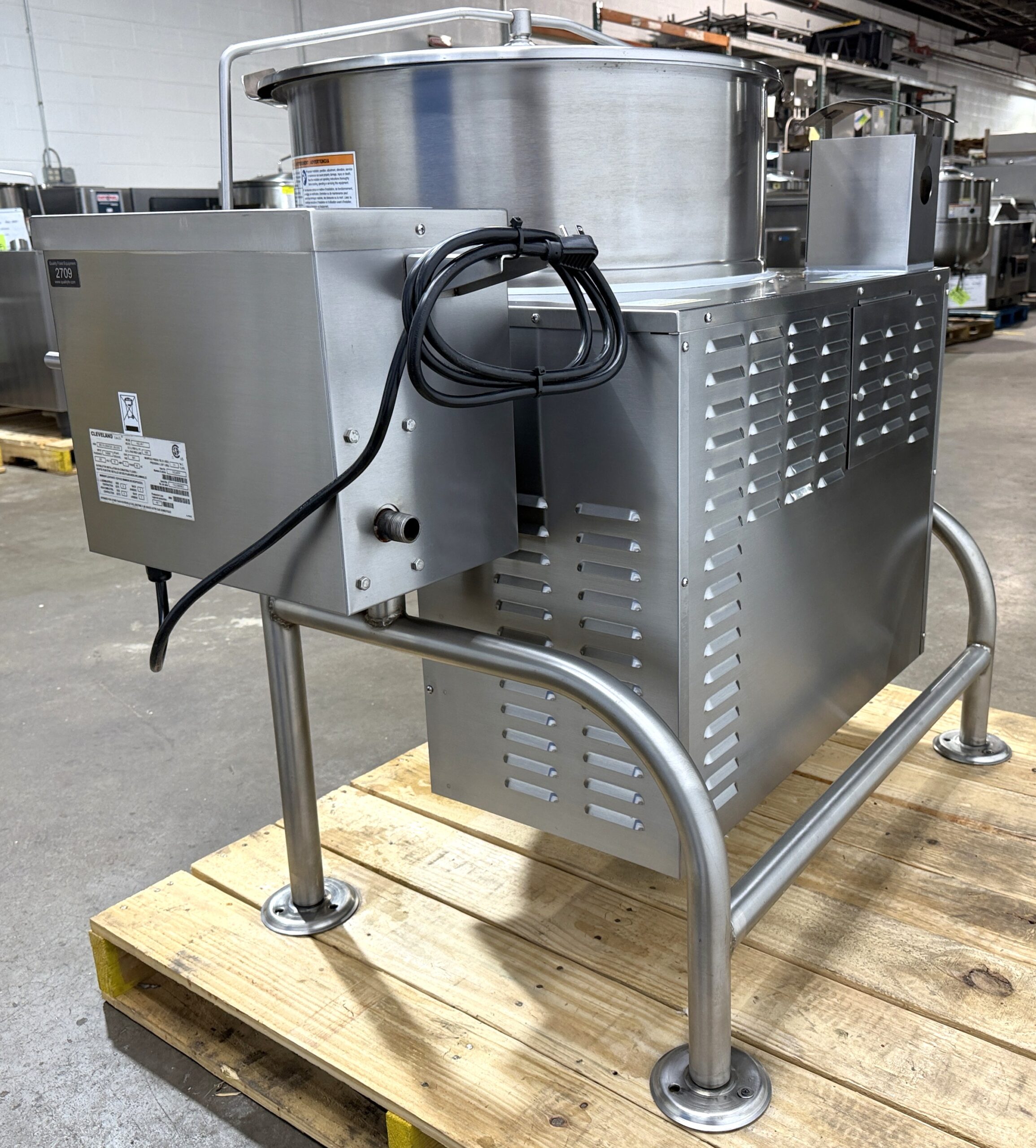 Cleveland KGL-40T (40 GAL ) Nat. Gas, Tilt Kettle (Refurbished w/WARRANTY) - Image 12