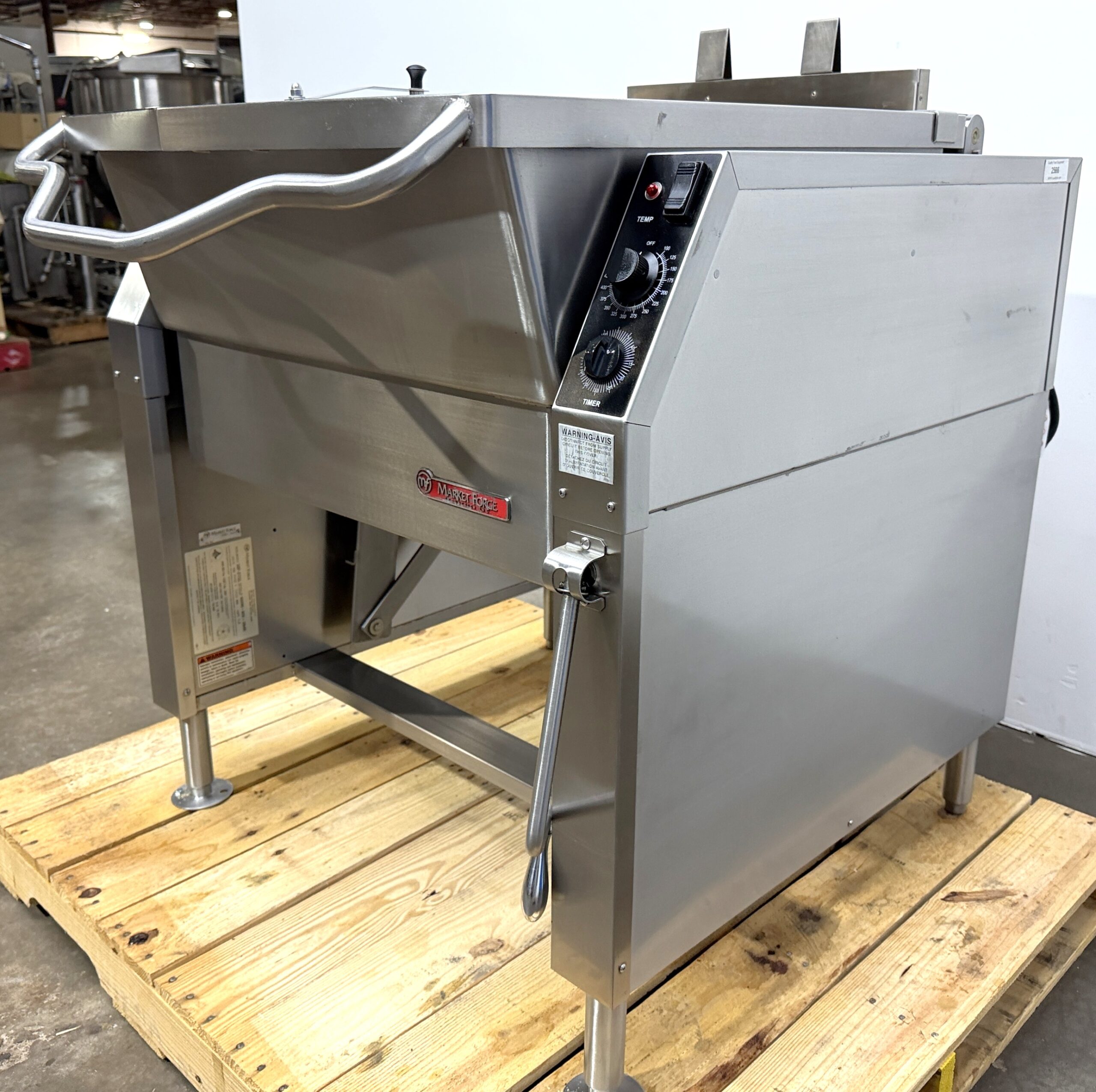 Market Forge 30 Gallon, Natural gas, Power tilt, Braising pan (Refurbished w/WARRANTY) - Image 16