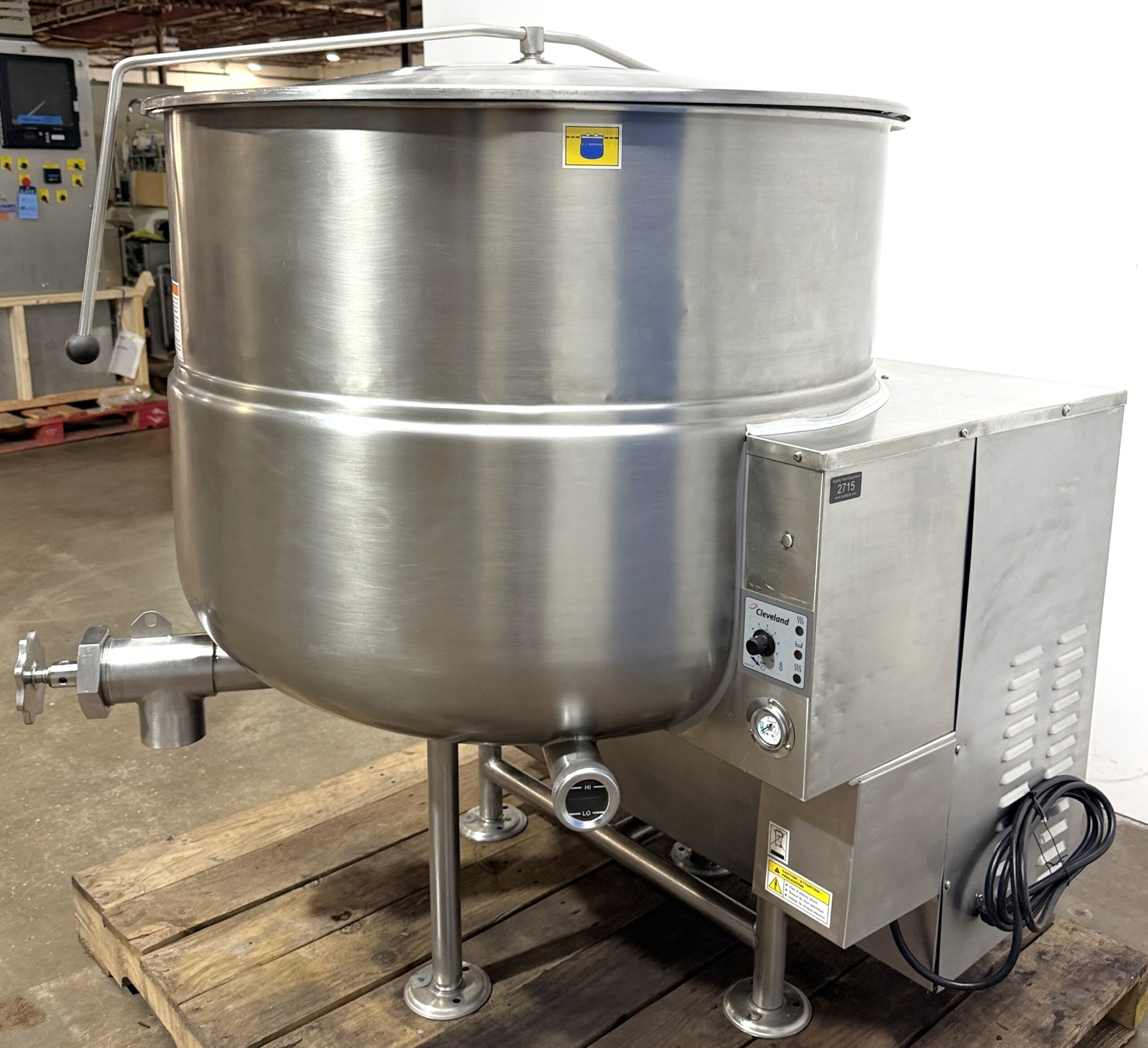 Cleveland KGL-100 (100) Gallon Nat Gas, Stationary Kettle (Refurbished w/WARRANTY) - Image 12