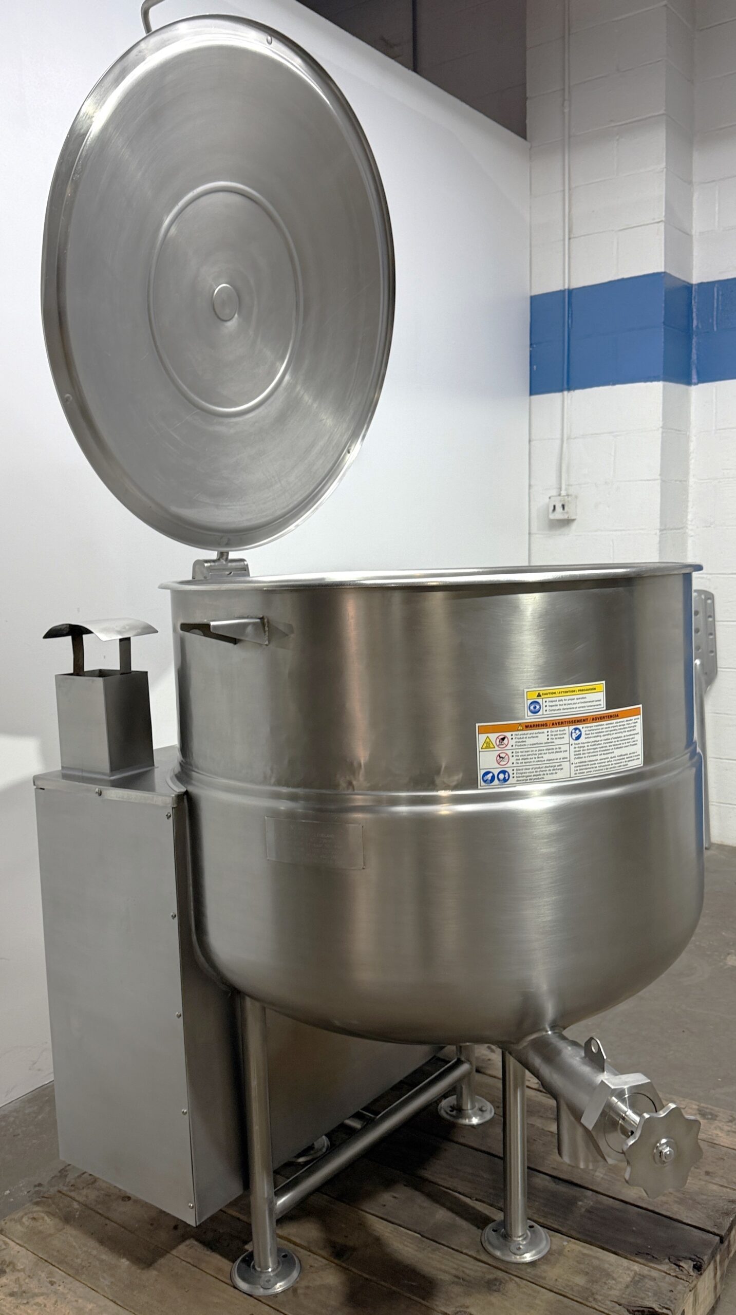 Cleveland KGL-100 (100) Gallon Nat Gas, Stationary Kettle (Refurbished w/WARRANTY) - Image 3