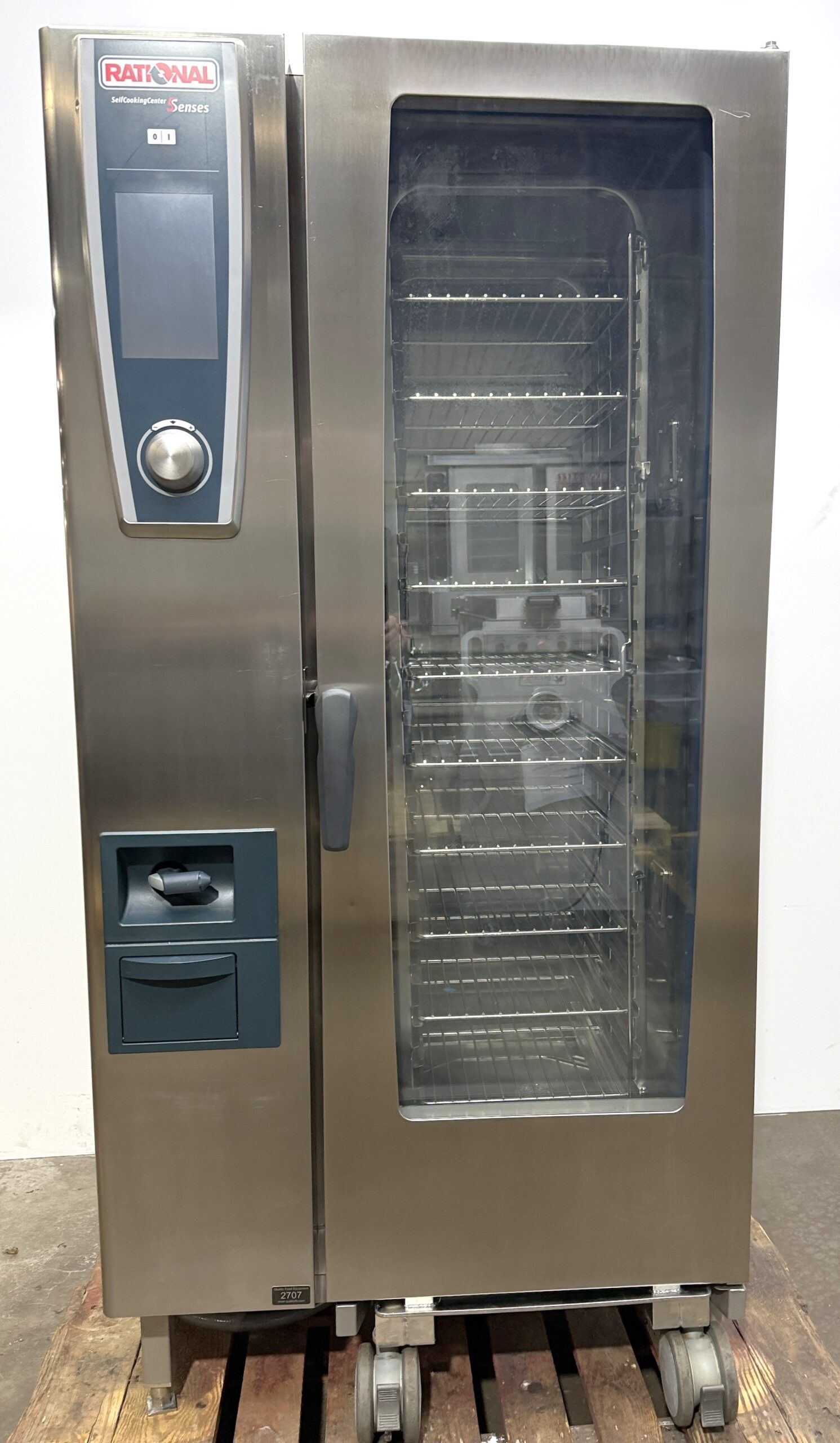 Rational SCCWE201G Natural Gas 20 pan, half size Combi oven (Refurbished w/WARRANTY)