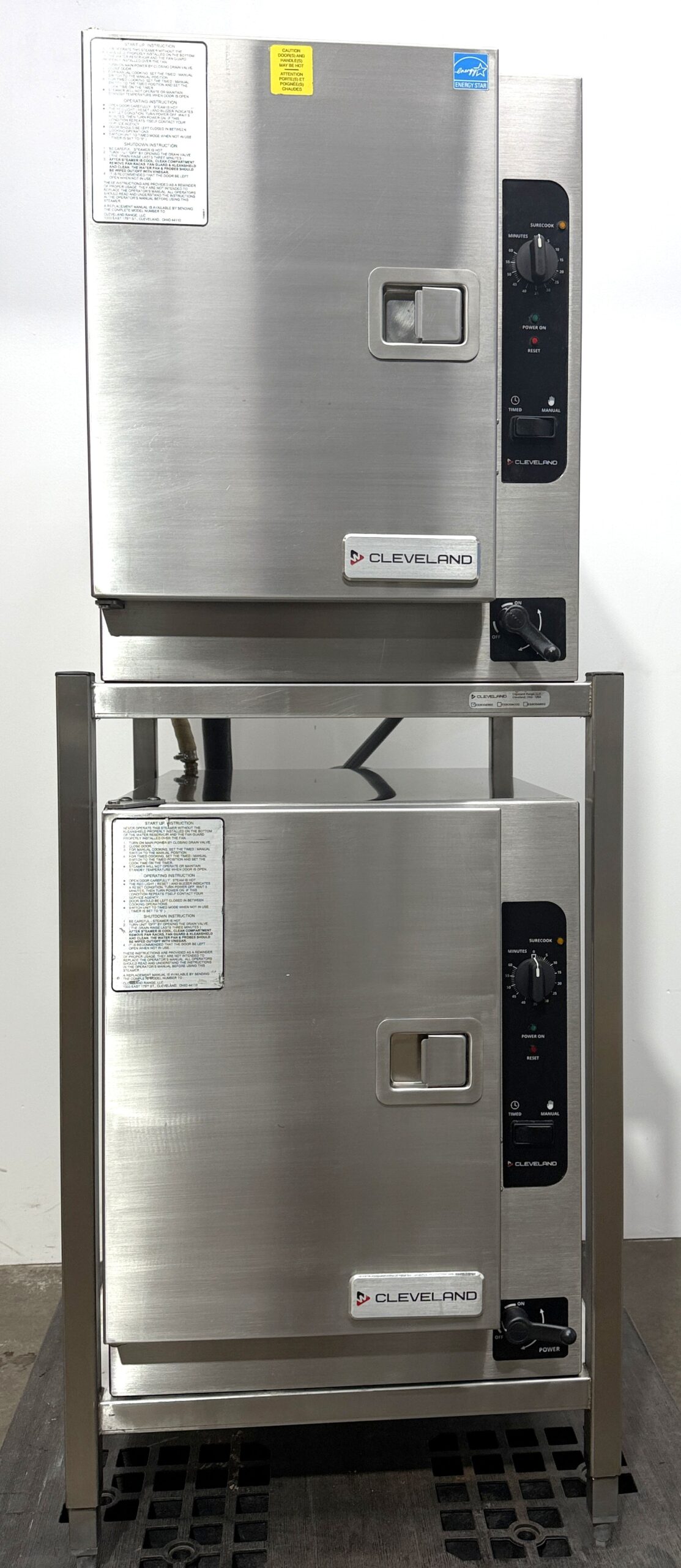 2020 Double Cleveland 22CET6.1 (6) Pan Electric Countertop Steamer 3 PHASE (Refurbished w/Warranty)