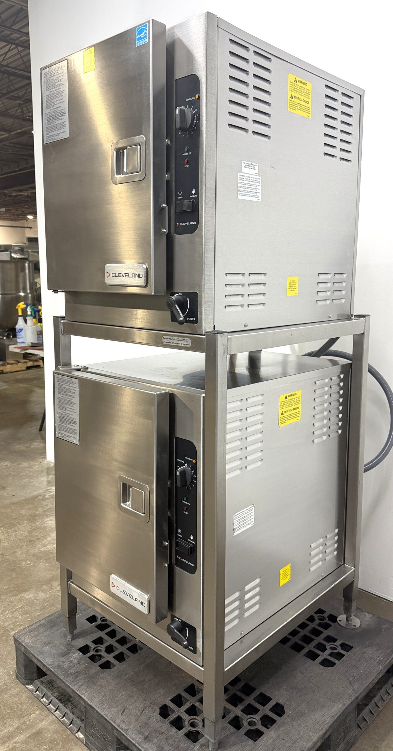 2020 Double Cleveland 22CET6.1 (6) Pan Electric Countertop Steamer 3 PHASE (Refurbished w/Warranty) - Image 14