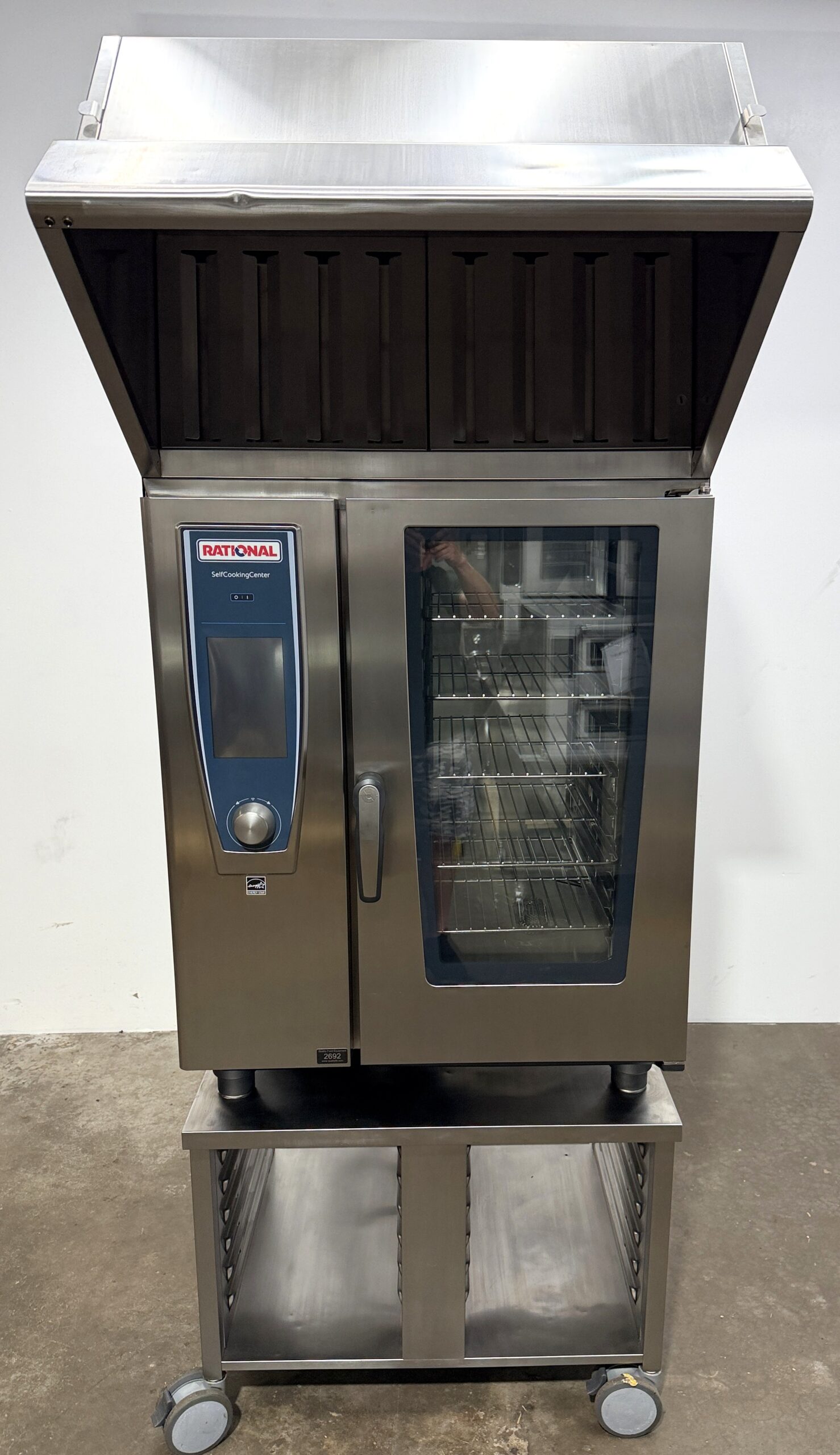 Rational 10 pan, half size, Electric, combi w/Stand & Hood (Refurb w/WARRANTY)