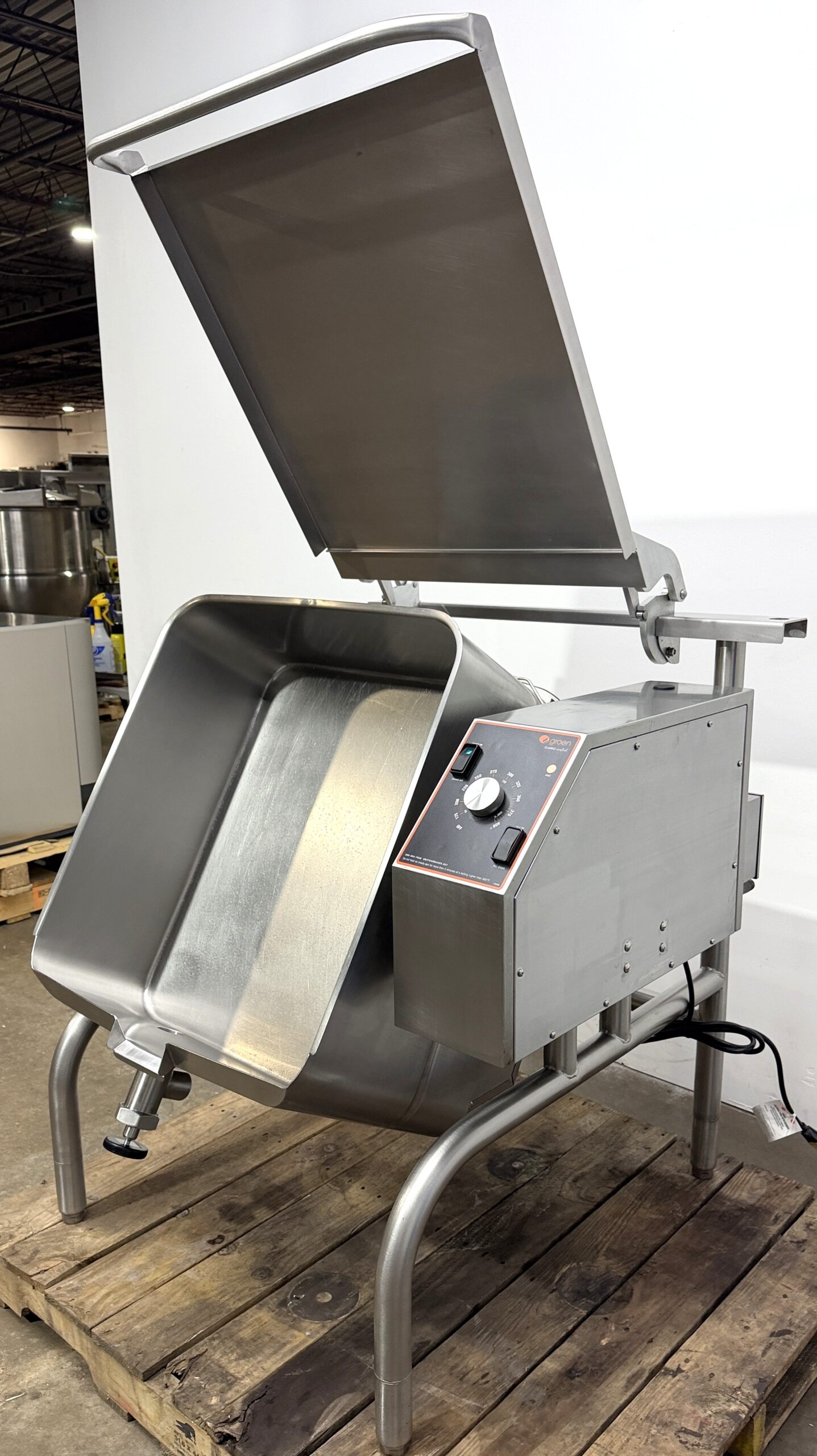 Groen BPP-30GC … 30 Gal. Natural Gas, Power tilt, Braising Pan (Refurbished w/WARRANTY) - Image 3