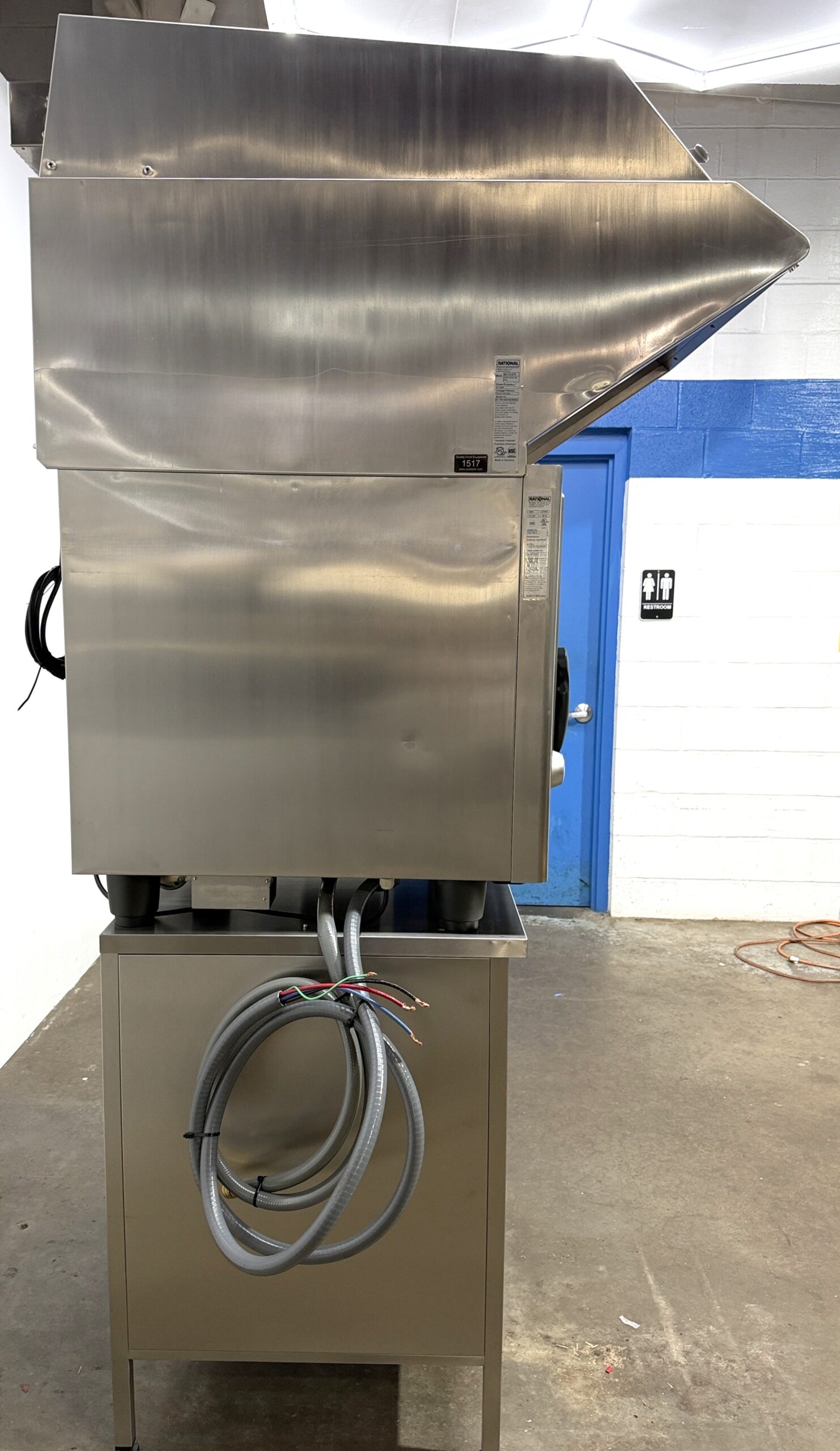 Rational 6 pan, half size, electric combi w/ UVP Hood & Stand (Refurbished w/Warranty) - Image 7